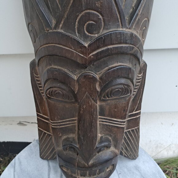 Indonesian Tribal Wall Mask - Picture 9 of 11